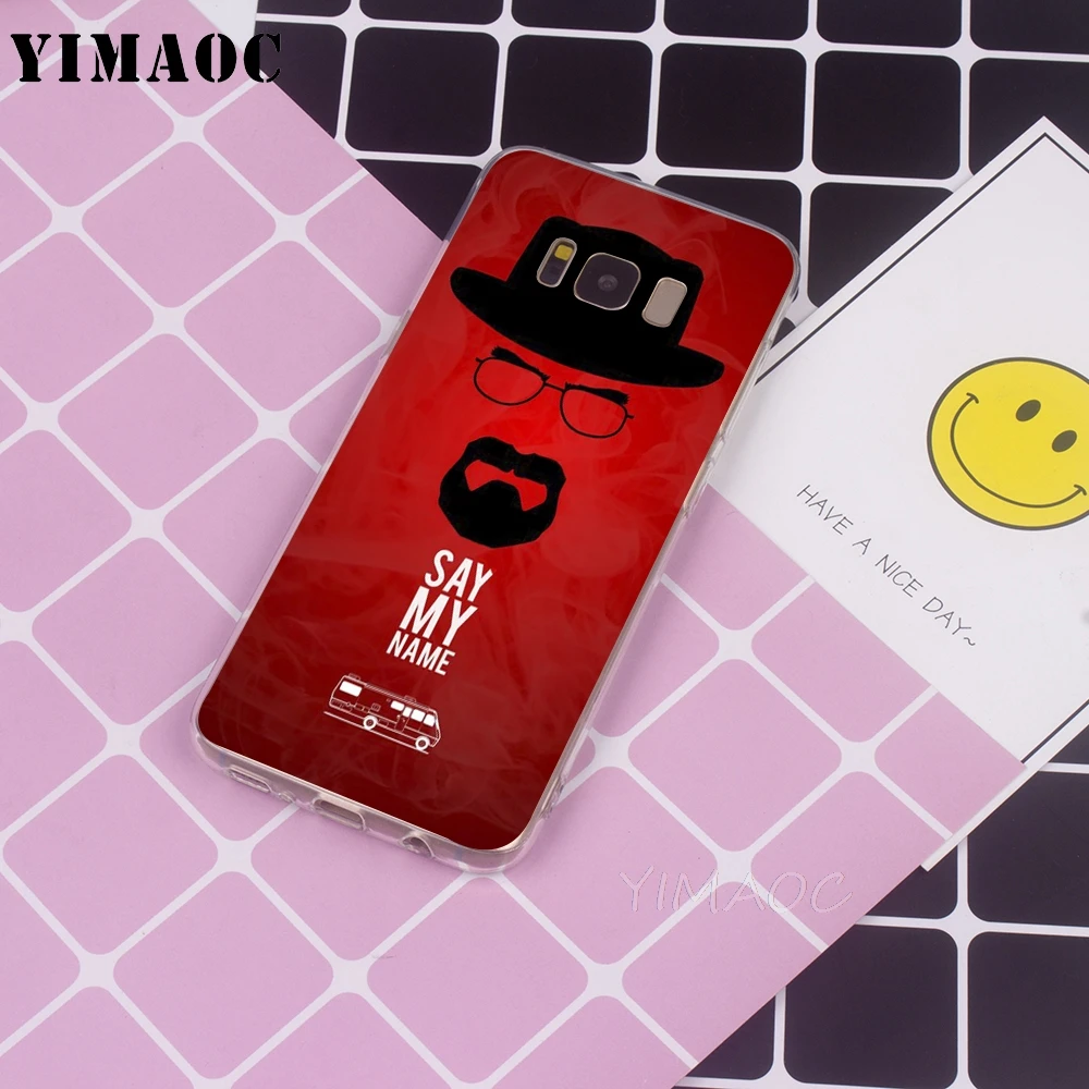 YIMAOC Breaking Bad TV Soft TPU Case for Galaxy j3 j5 j6 j7 A5 2016 2017 A6 A9 2018 Note 8 9 S7 edge S8 S9 S10 Plus S10e Cover |