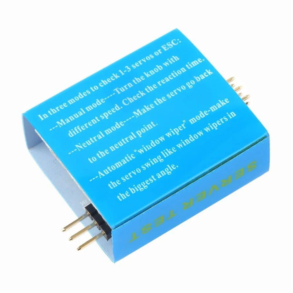 ShenzhenMaker RC Servo Tester Multi 3CH ECS Speed Controler Power Channels CCPM Meter with Reverse Connection Protec | Компьютеры и