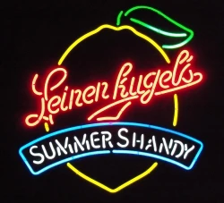 

Leinenkugel's Summer Shandy Glass Neon Light Sign Beer Bar