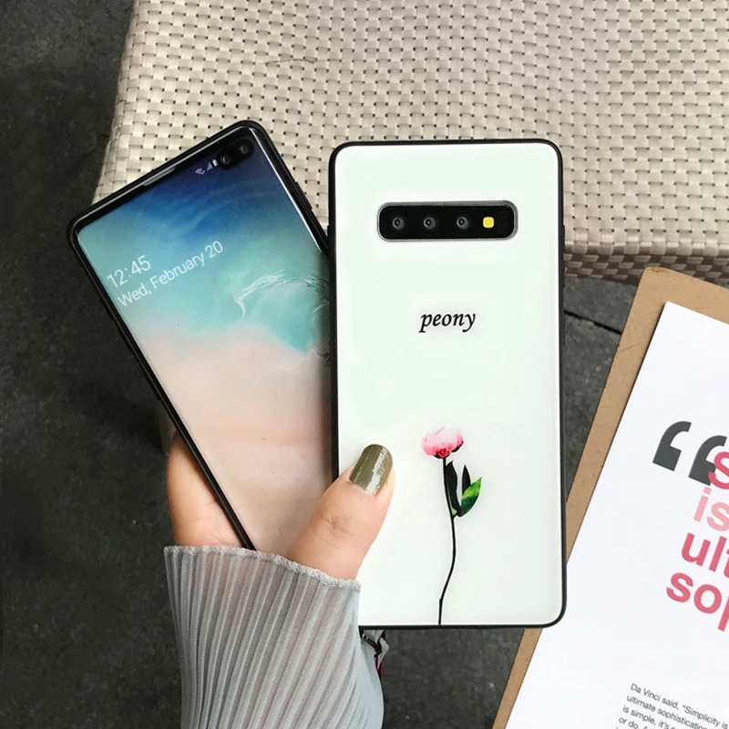 Чехол YHBBCASES для телефона с изображением летних растений листьев цветов Samsung Galaxy S10