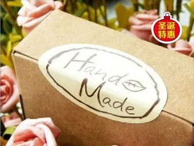 100 шт./лот самоклеящиеся наклейки в виде милого эллипса для этикеток DIY ручная работа подарок/торт бумажная