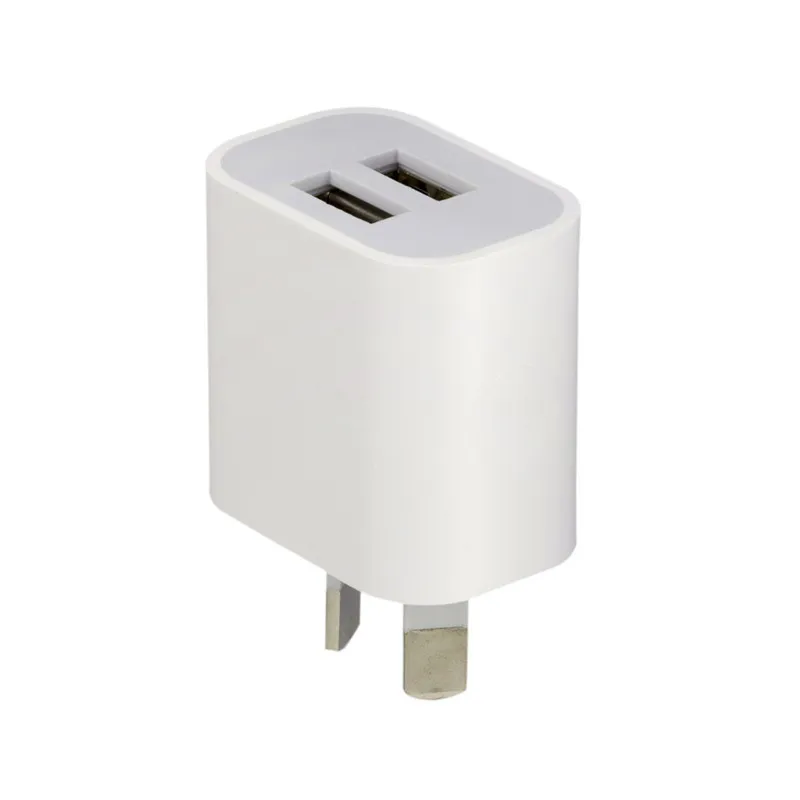 AU разъем 5В 2A 2USB Выход телефона, дорожная сумка для телефона, Зарядное устройство-адаптер совместимj страна Австралия, Новая Зеландия, и т. д