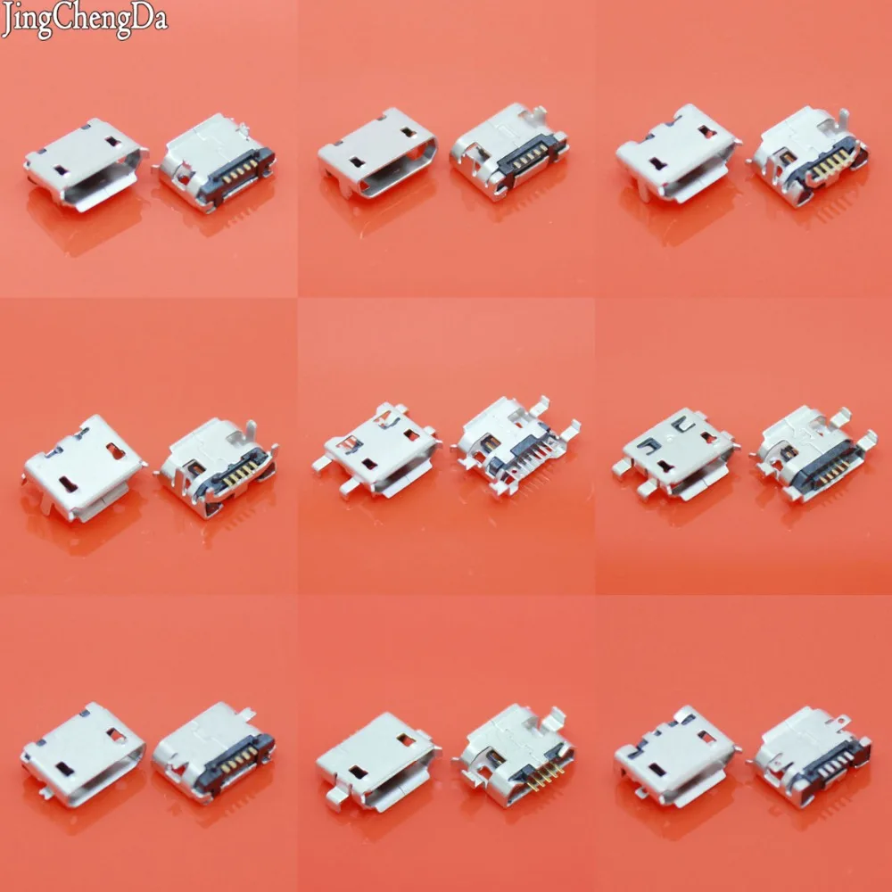 

9Models,total Micro USB 5Pin jack tail sockect, Micro Usb Connector port sockect for samsung for Lenovo for Huawei for ZTE ect