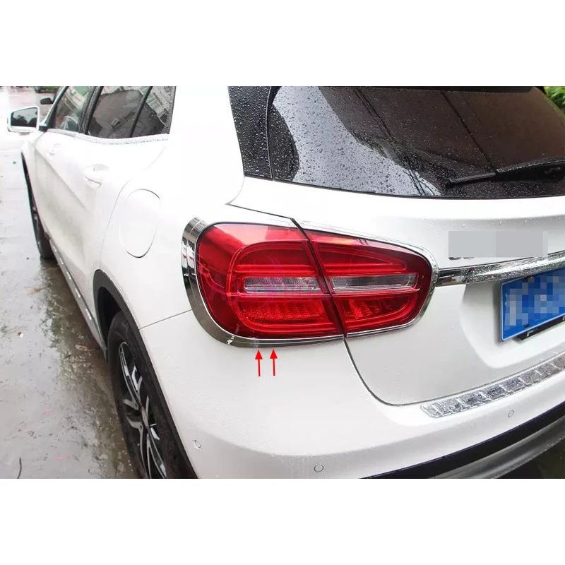 Стайлинг автомобиля хромированная задняя крышка накладка Верхняя Рамка 2014 2016