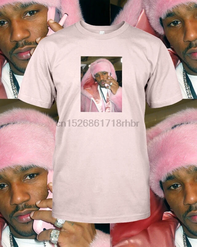 Camron розовая меховая Футболка Dipset diploads XS s m l xl XXL| |