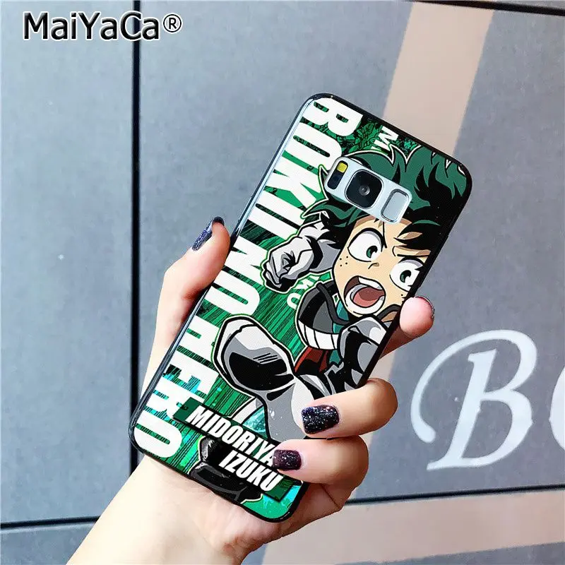MaiYaCa аниме Моя геройская Академия deku и bakugou чехол для телефона Samsung Galaxy S20 S8 S7 edge S6