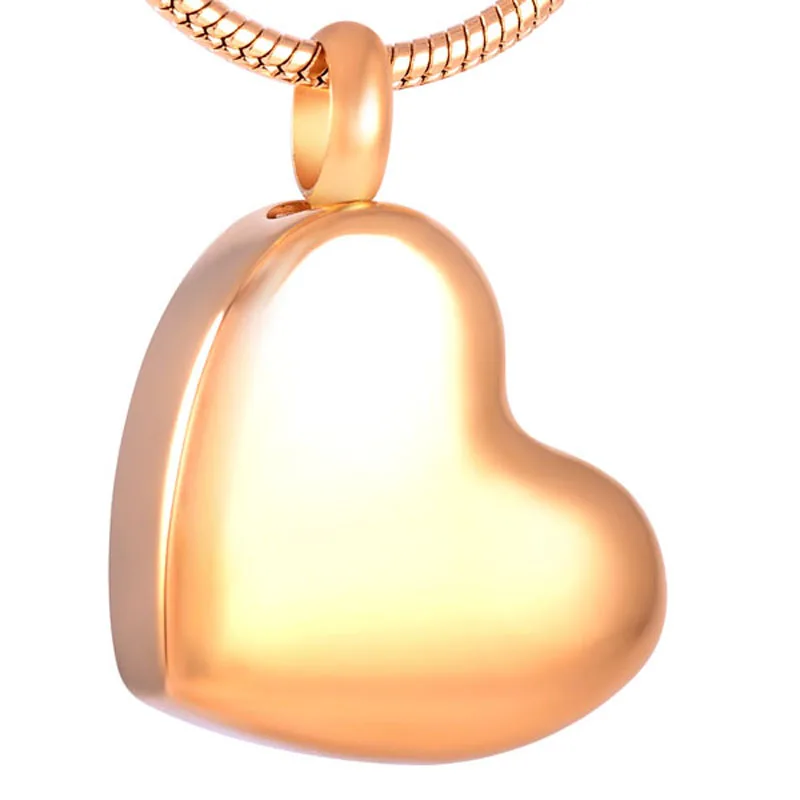 IJD8382 нержавеющая сталь кремация золото подвеска памятное ожерелье ювелирные