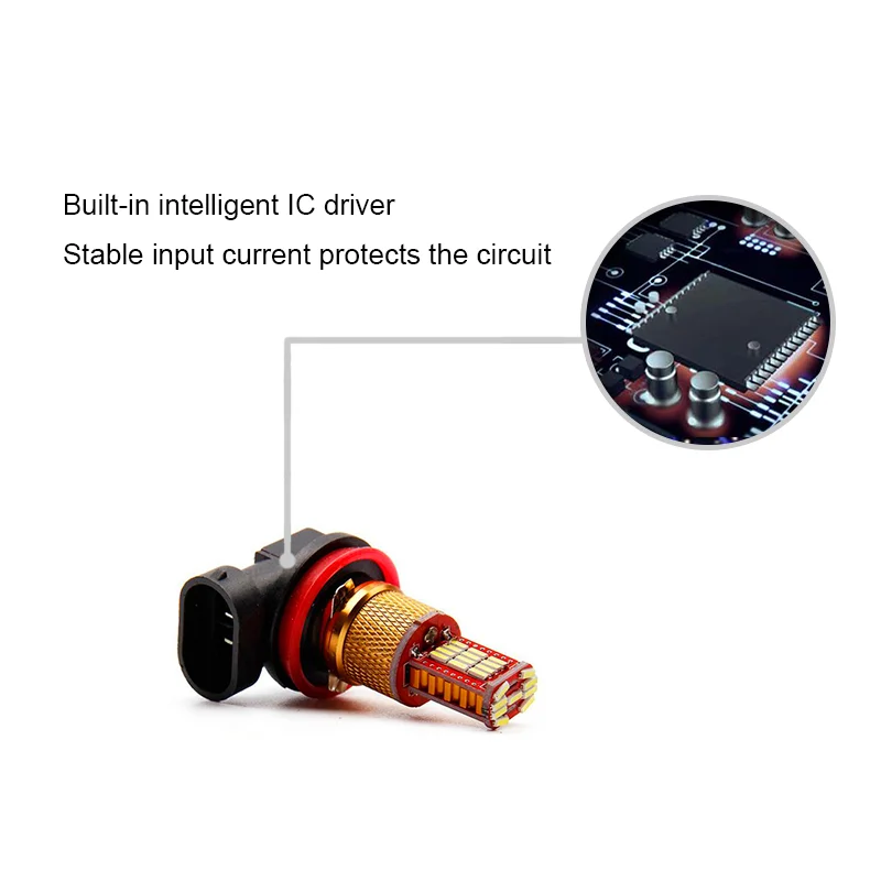 2x H8 H11 9006 HB4 9005 HB3 4014 SMD светодиодный лампы CREE чип автомобиля бег светильник