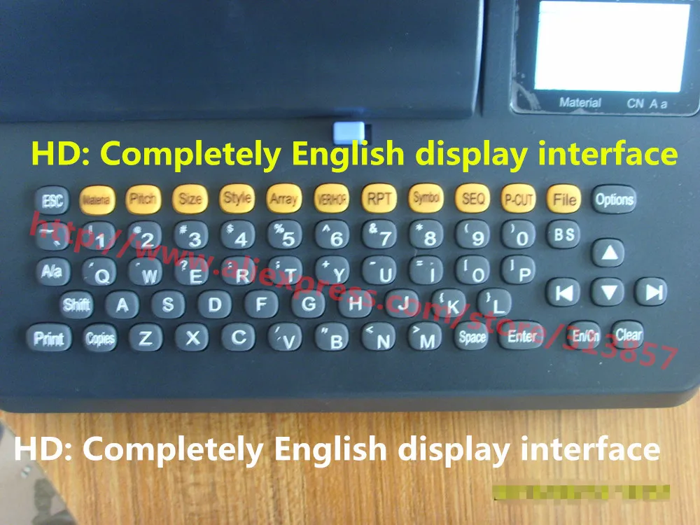 Термоусадочная трубка для принтера английский интерфейс кабеля маркер ID принтер