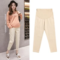 cotton maternity pants clothes causal trousers for pregnant women harem pants long trousers pregnancy wearclothing spring summer