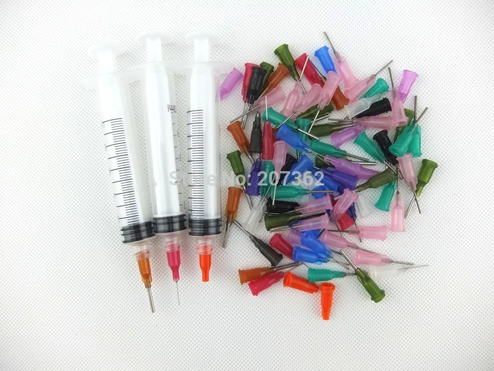 Жидкие раздаточные шприцы со смешанными спицами luer lock | Инструменты