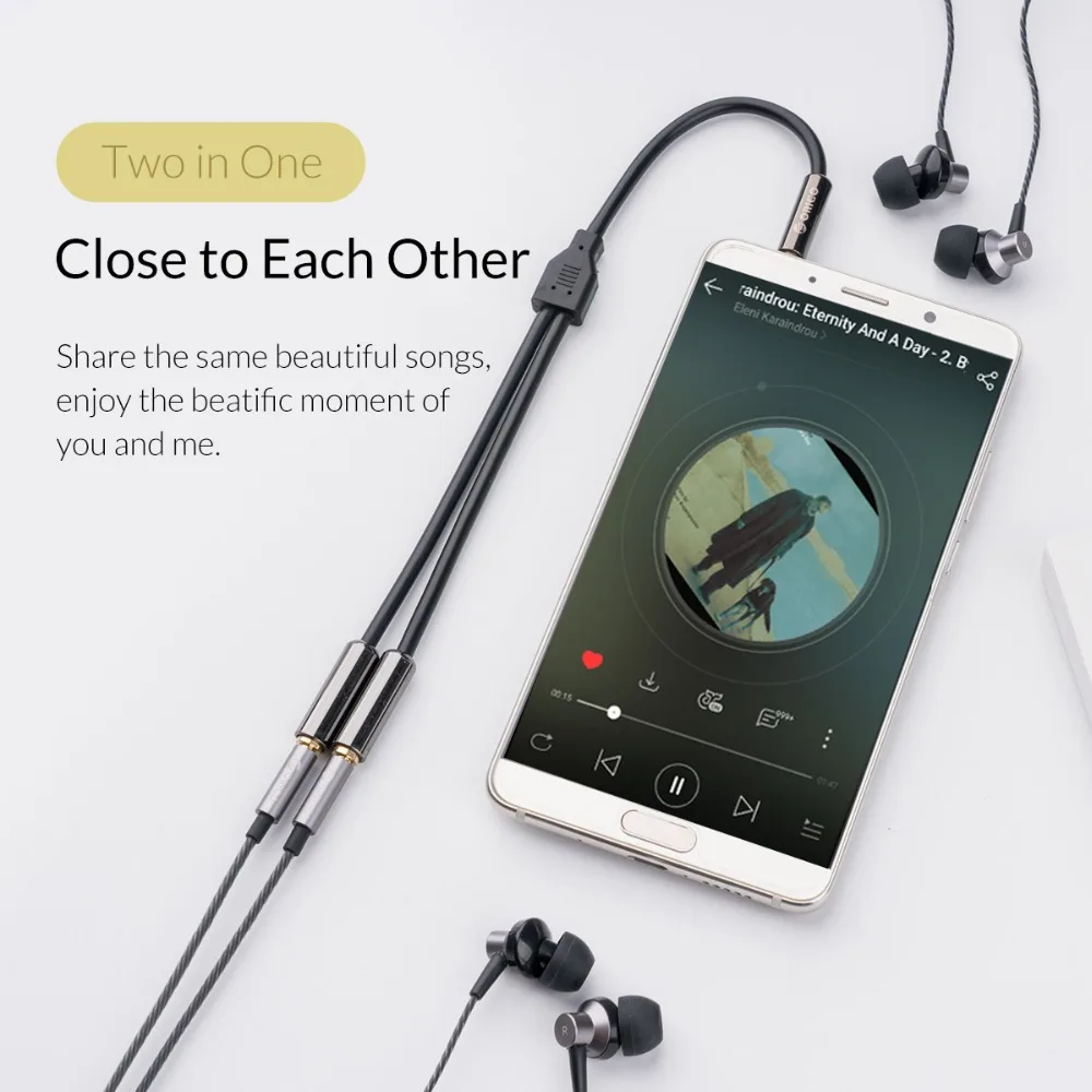 ORICO аудио удлинитель 3 5 мм сплиттер кабель для iPhone Huawei Xiaomi папа до 2 Женский Джек
