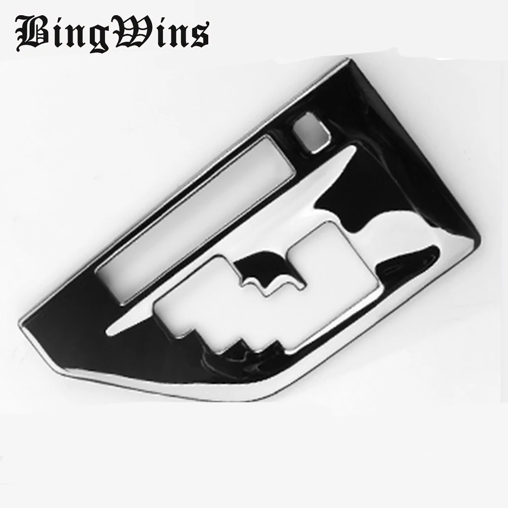 Car styling Gear panel sequins chrome Cover trim car styling For Camry 2012- Interior Mouldings gear panel frame stickers