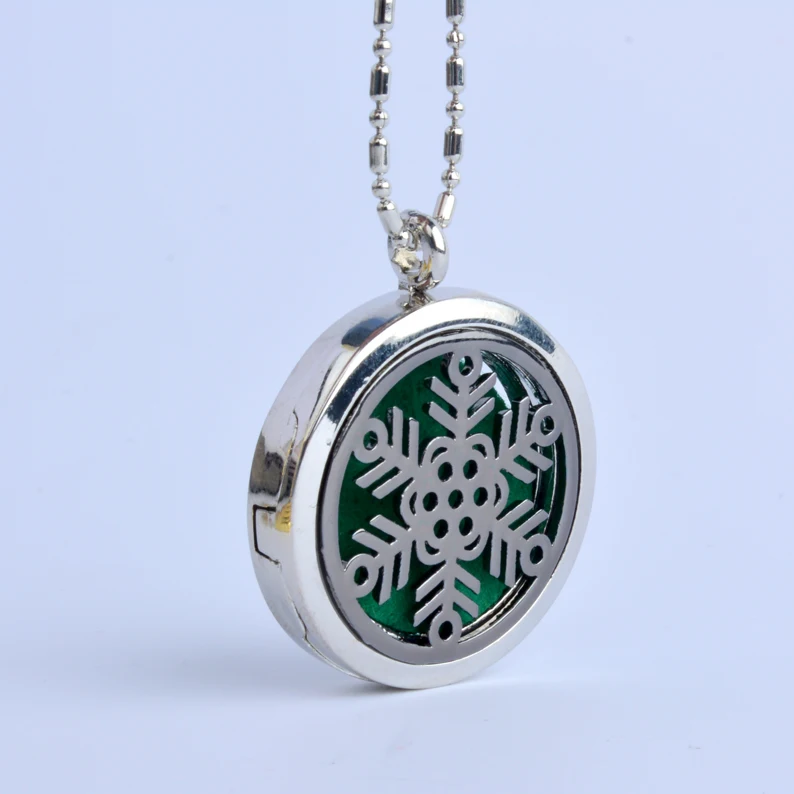 1 шт. подарок подруге круглый снежный цветок (30 мм) диффузор парфюмерный для