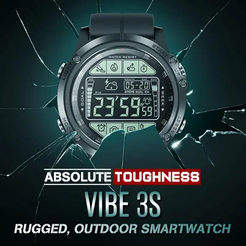 Zeblaze VIBE 3S умные часы 50 м водонепроницаемые 2 года длительное время ожидания спортивные Шагомер в реальном времени погода шаг отслеживание Смарт-часы