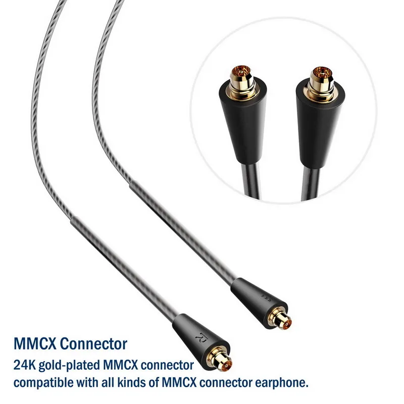 Pro Dual драйверы профессиональные в ухо Спорт MMCX съемные наушники Vs SE215 SE535 2019