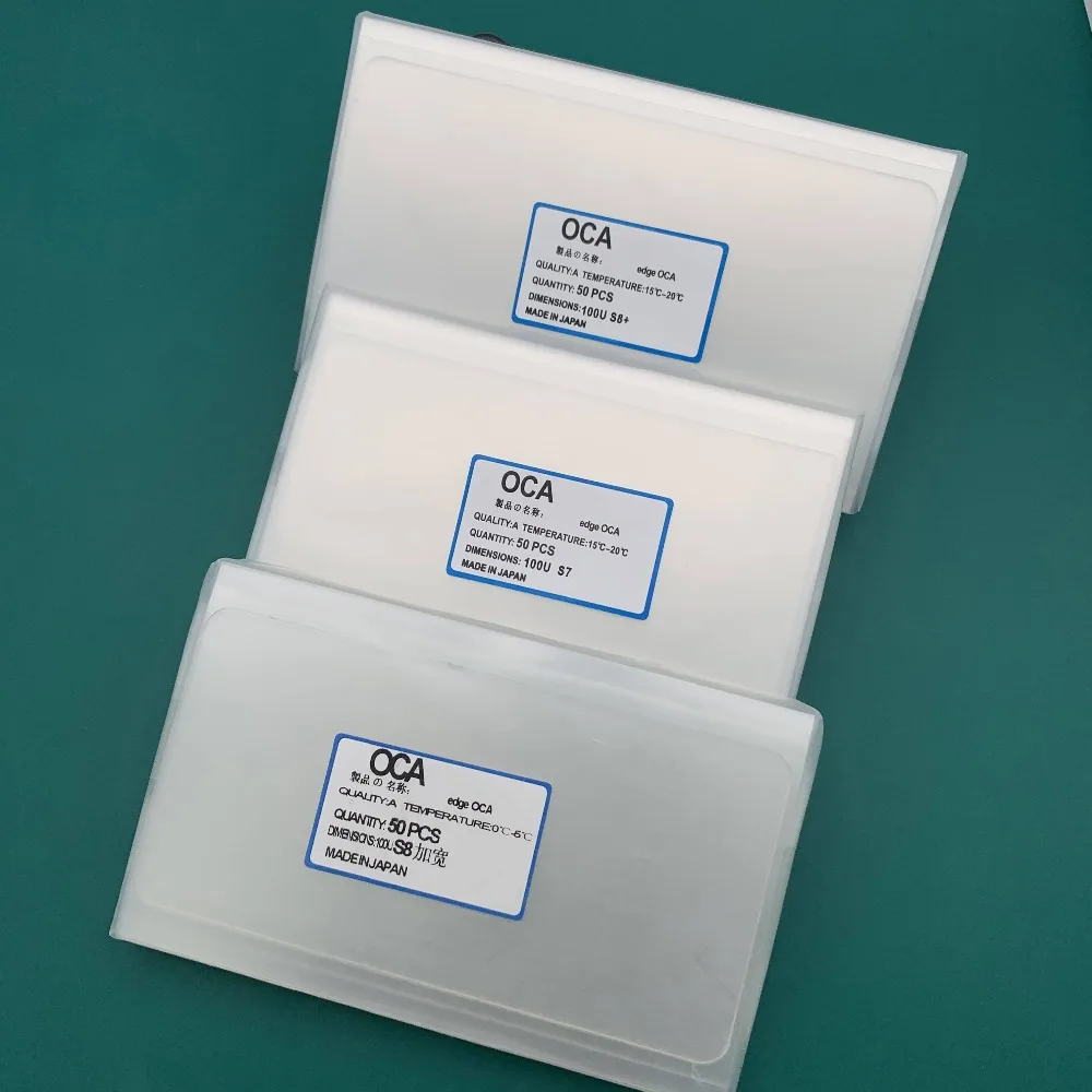 

Original edge OCA 100um/125um For Samsung S8 plus s9 plus for Mitsubishi OCA glue adhesive LCD display screen laminating repair