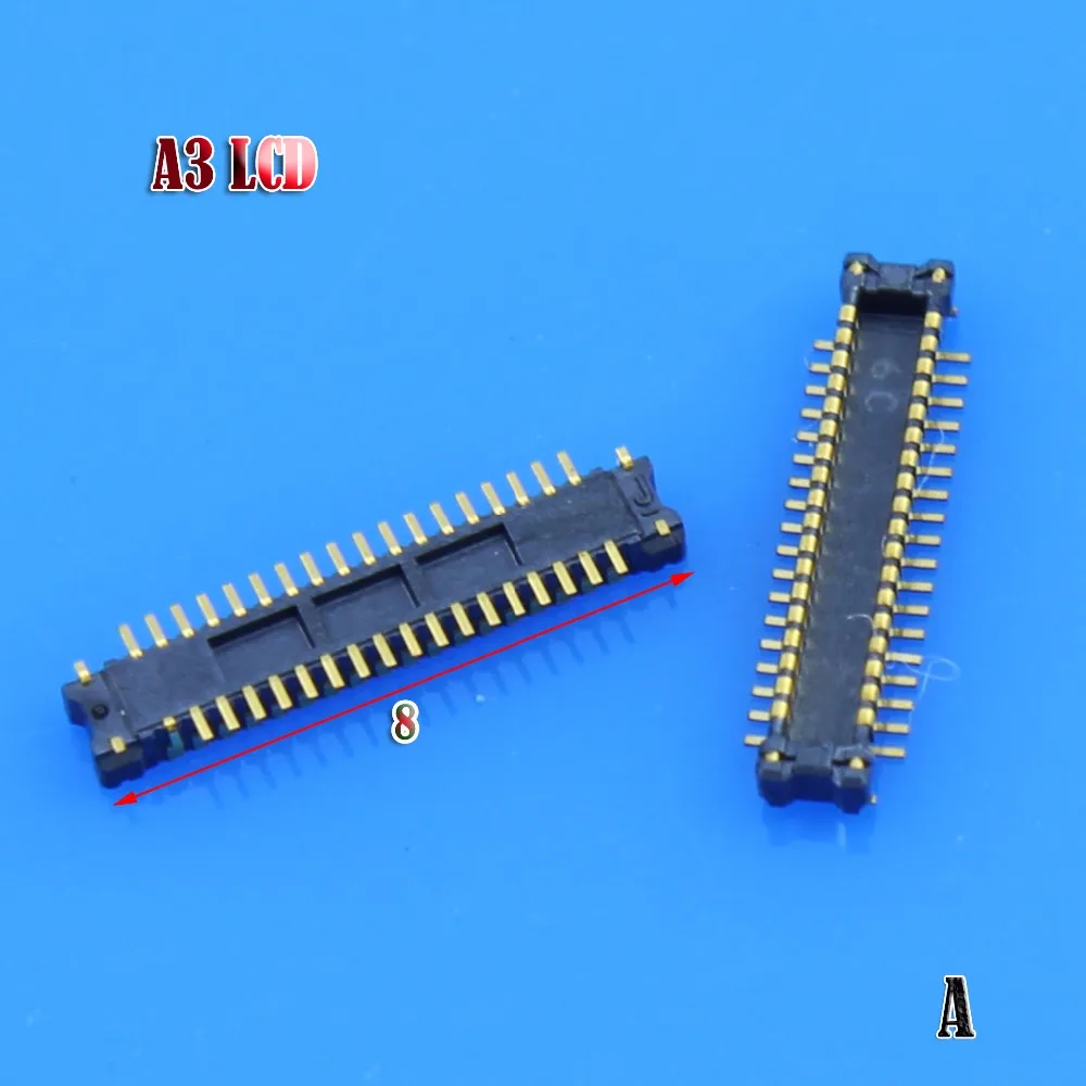 Для Samsung A3 A5 A8 A9 J100 J200 S5360 7562 9082 S2 S3/NOTE2 E5 LEC FPC разъем штепсельная вилка на matherboard ЖК