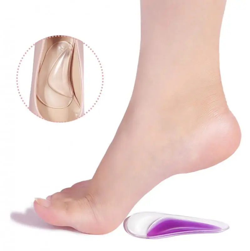 Силиконовые арки поддержки стельки колодки для плоскостопия Подошвенный