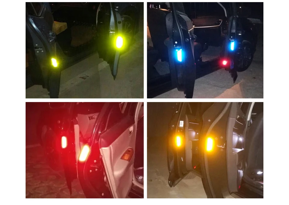 Car Sticker Stickers Car Reflective Sticker OPEN Reflective Tape Warning Mark Open Notice Accessories Car-styling Safety Mark