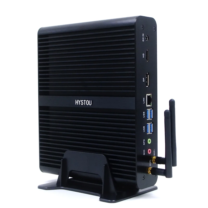 Kaby Lake 7-го поколения Intel Core i7 Barebone 7500U безвентиляторный игровой мини-ПК Windows 10 Linux HTPC