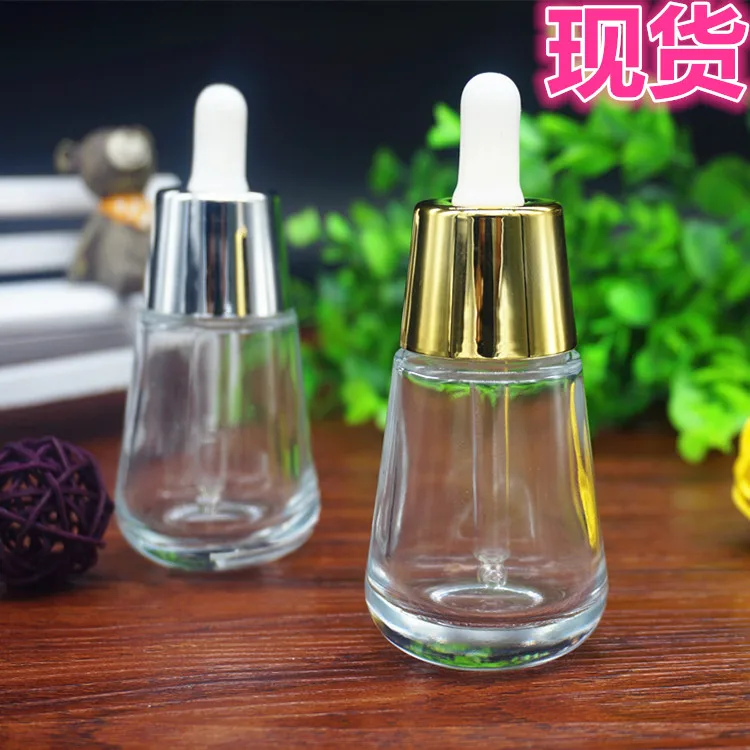 100 шт. 30 мл прозрачная стеклянная бутылка для масла роскошные стеклянные бутылки