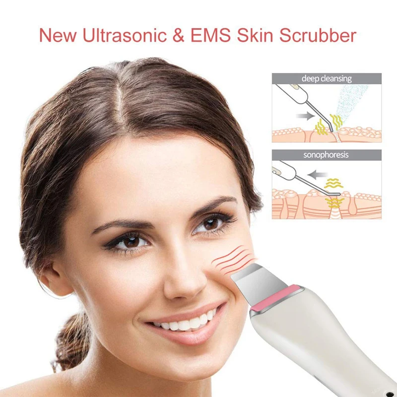 Косметологический ультразвуковой прибор для очищения кожи лица Wireless Ultrasonic Face
