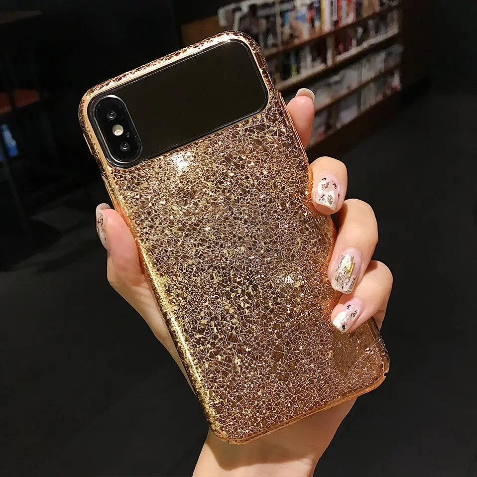 Лед Зеркало все включено жесткий чехол для телефона iphone 6 S 7 8 Plus Drop-доказательство