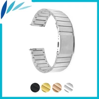stainless steel watch band 22mm 23mm for montblanc men women folding clasp strap loop wrist belt bracelet black rose gold silver