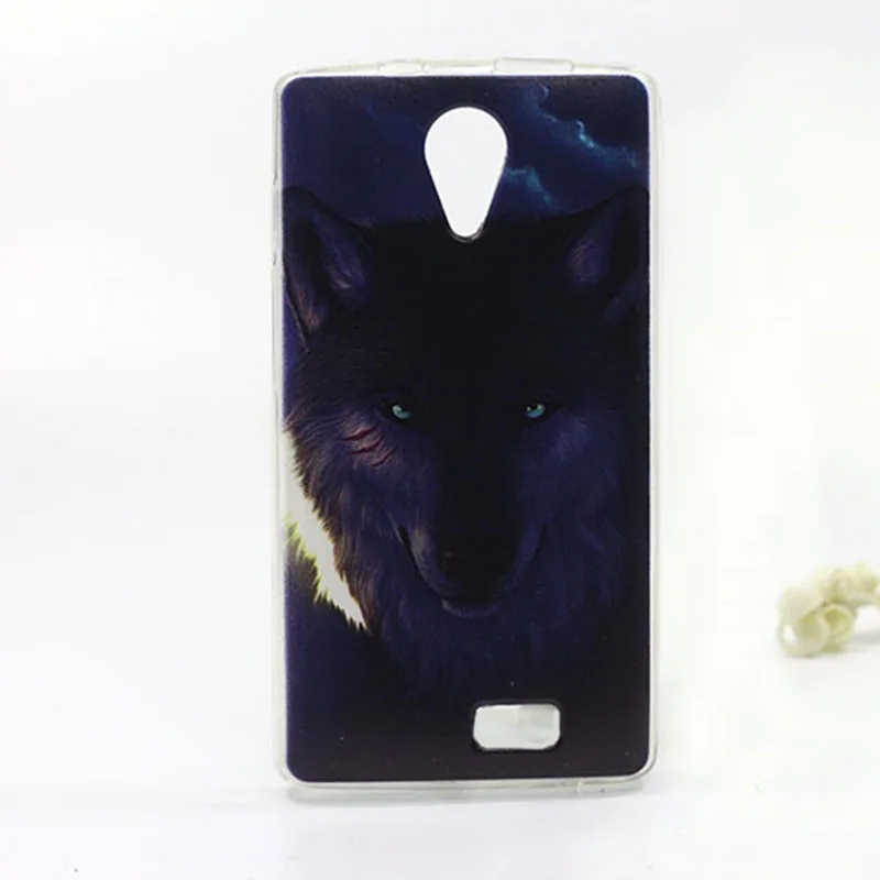 For Tele2 Mini Cases Soft Tpu Back Cover Phone Case 4.0 Inch Sheer Tiger Owl Wolf DIY Painted Bags | Мобильные телефоны и