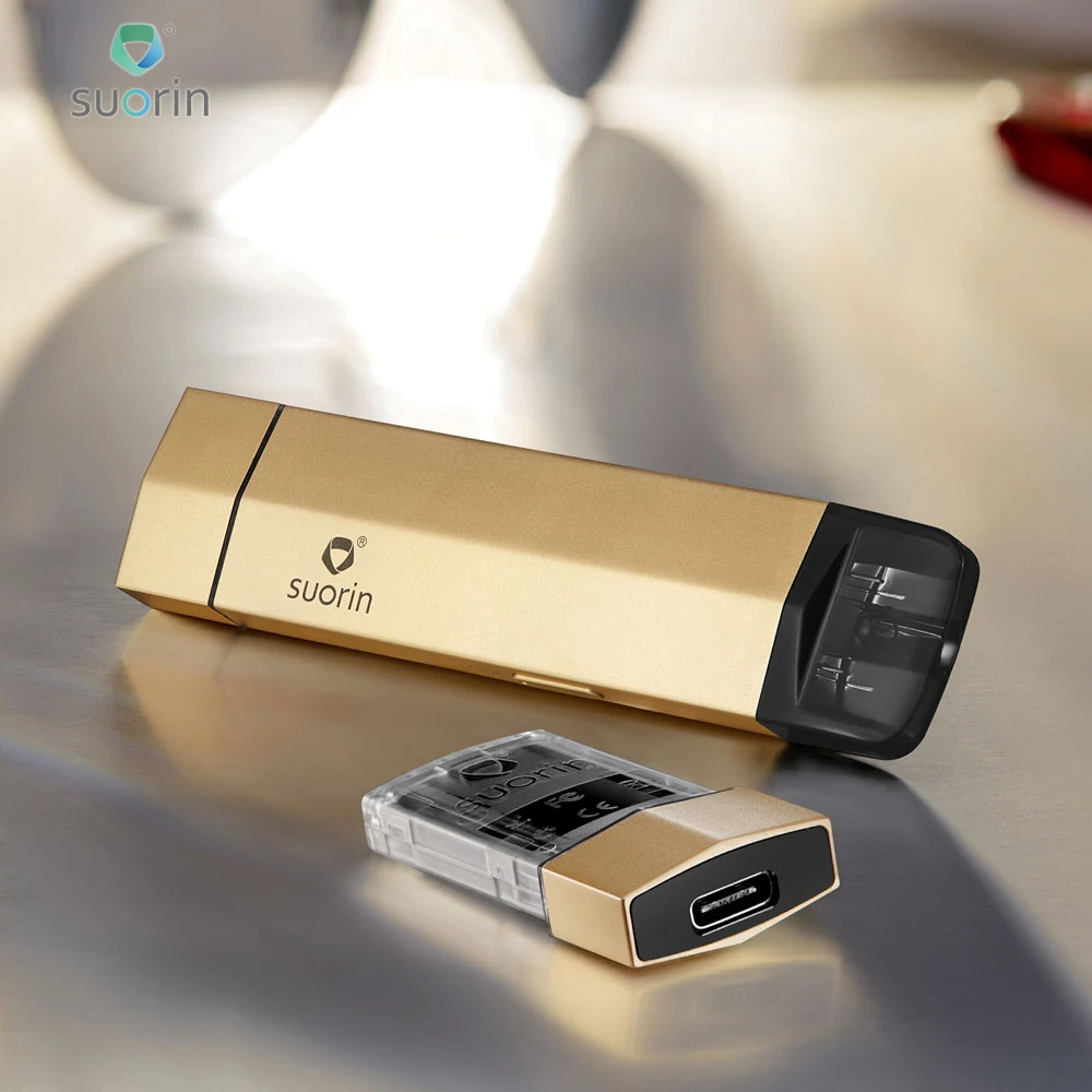 Оригинальный комплект Suorin Edge Pod Kit с аккумулятором 1 5 мл 230 мАч испаритель