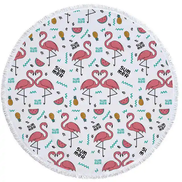 mandala elephant Круглый пляжное полотенце, одеяло из микрофибры, модный большой коврик с кисточками, купальная салфетка De Plage Toalla Microfibra - Цвет: mandala elephant