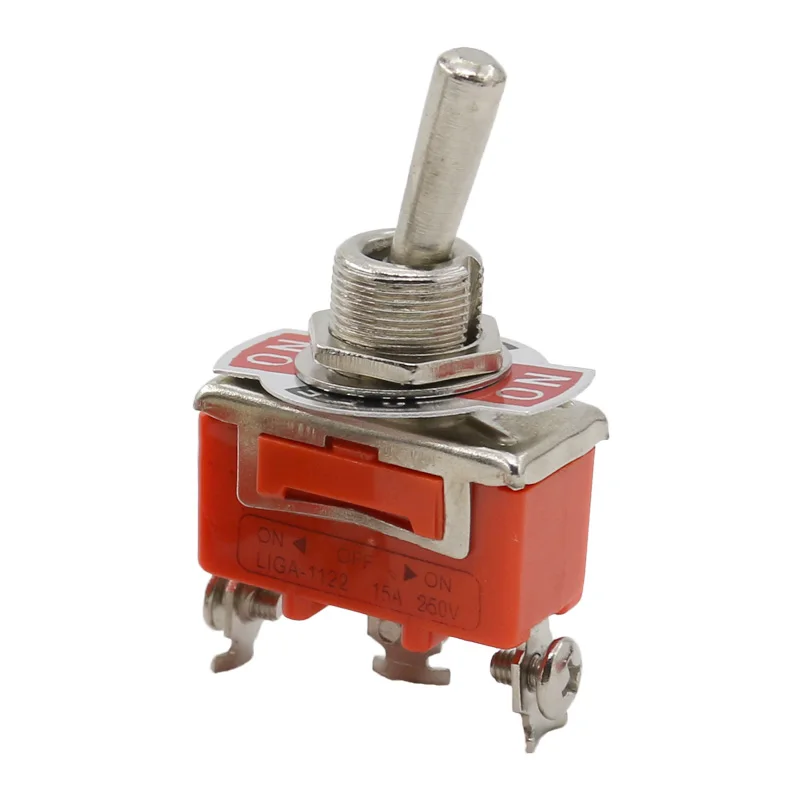 Button switch 1122 single pole single-throw 3foot 3step shaking arm toggle power 10pce | Обустройство дома