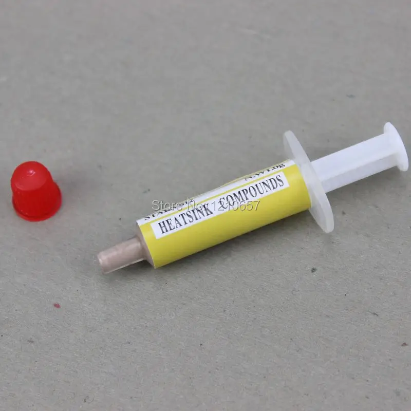 10 шт. в партии Золотая компьютерная CPU vga карта мини Тепловая паста смазка Heaksink