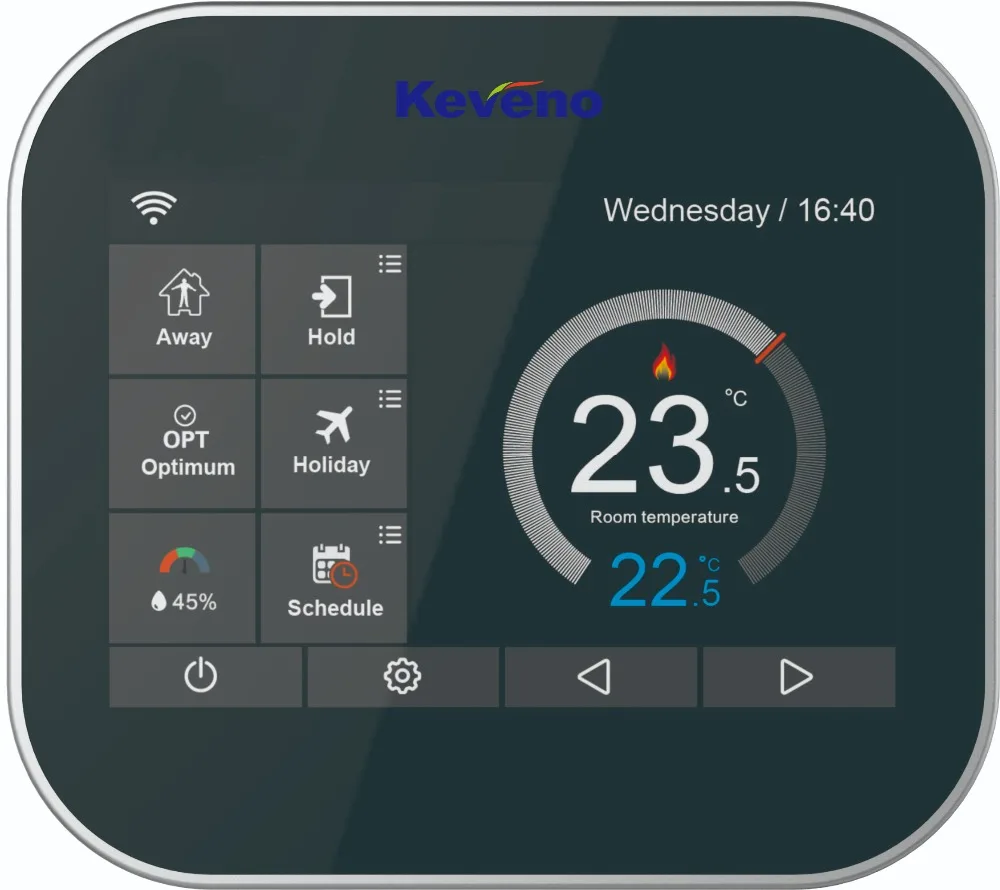 Программируемый термостат отопления/охлаждения с поддержкой Wi-Fi