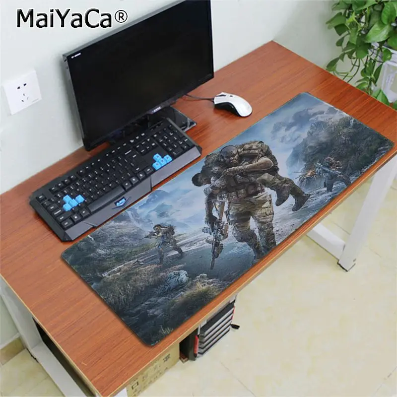 Забавный коврик для мыши Maiyaca Tom Clancys Ghost Recon удобный игровой резиновый ПК