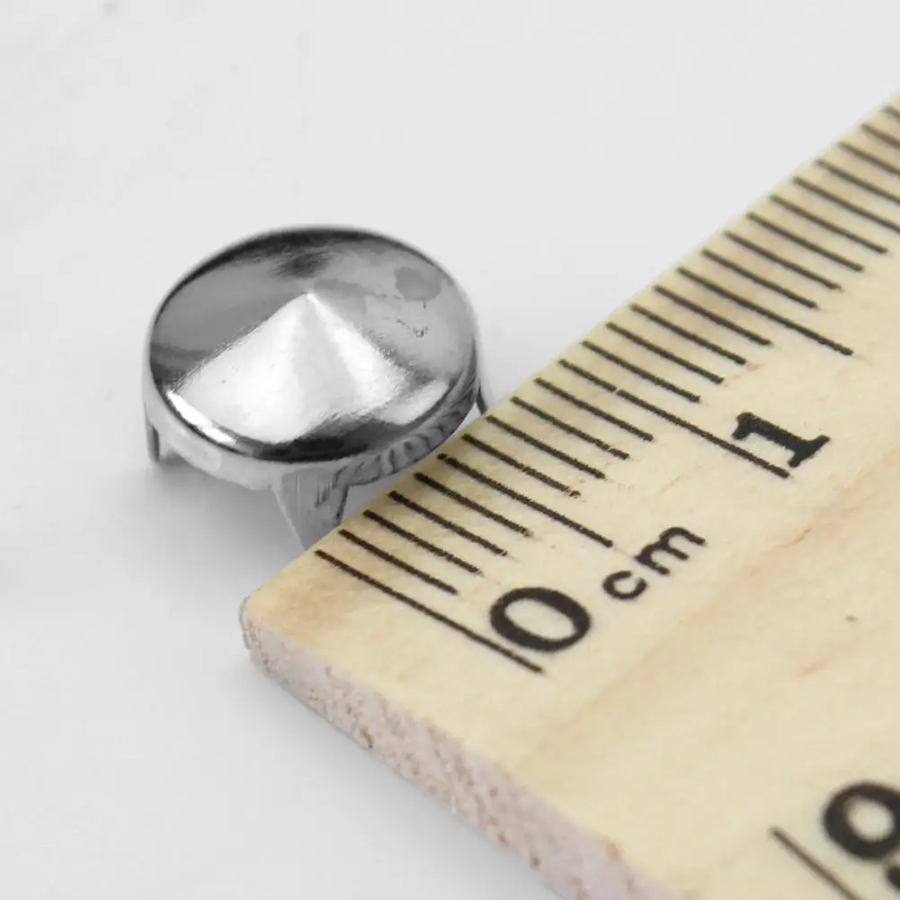 Хит продаж 100 металлических круглых конических шпилек в стиле панк аксессуары