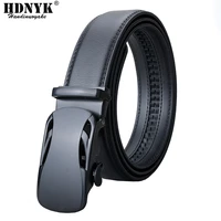 fashion men luxury brand belt business belts black automatic buckle genuine leather belt men accessories casual waist belt