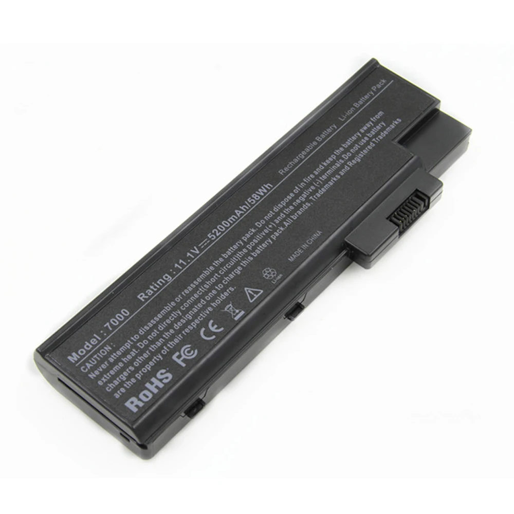 Аккумулятор 5200 мАч для ноутбука Acer Aspire 3660 5600 Series 5670 7000 7100 7110 9300 9400 9410 9420 TravelMate 2460