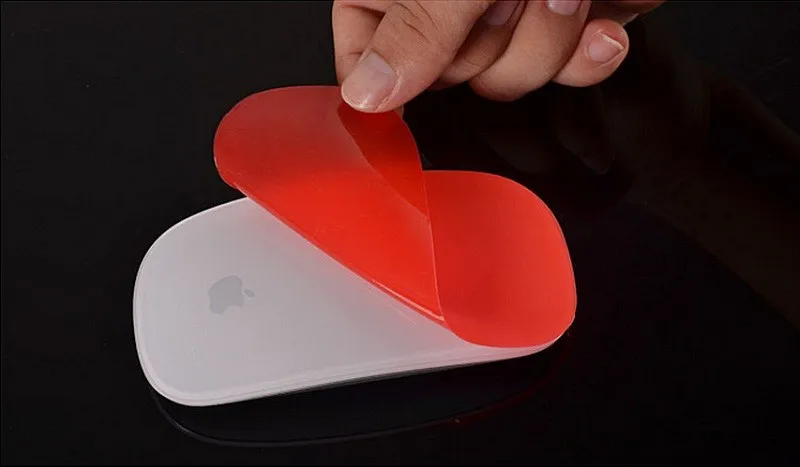 Волшебные овальные мягкие цветные наклейки для мыши для Macbook Air Pro retina 11 13 15 ноутбук силиконовый чехол для мыши для iMac для Mac Mini