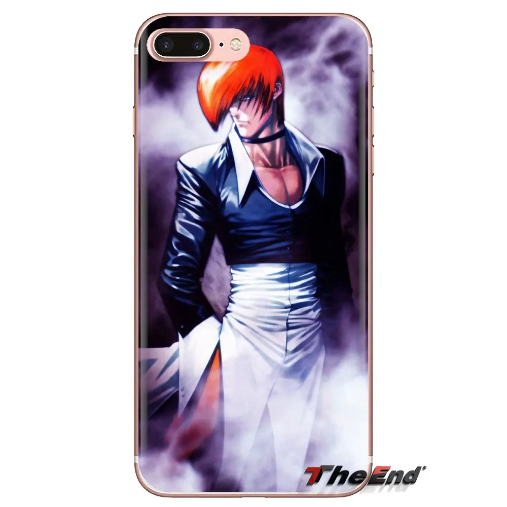 For iPod Touch Apple iPhone 4 4S 5 5S SE 5C 6 6S 7 8 X XR XS Plus MAX The King Of Fighters Iori Yagami Silicone Phone Shell Case |
