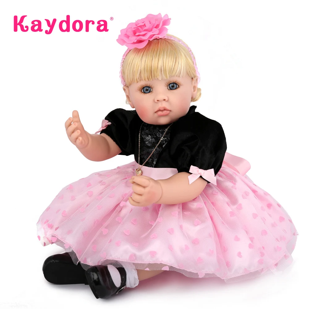 

50 CM Princess Doll lol bonecas princesas Adorable Lifelike Alive Baby Dolls For girls BeBe Reborn boneca silicone Toys Kaydora