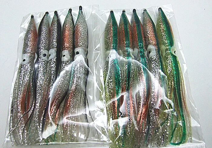 4 5 дюймовая юбка осьминог приманка для рыбной ловли искусственная рыболовная