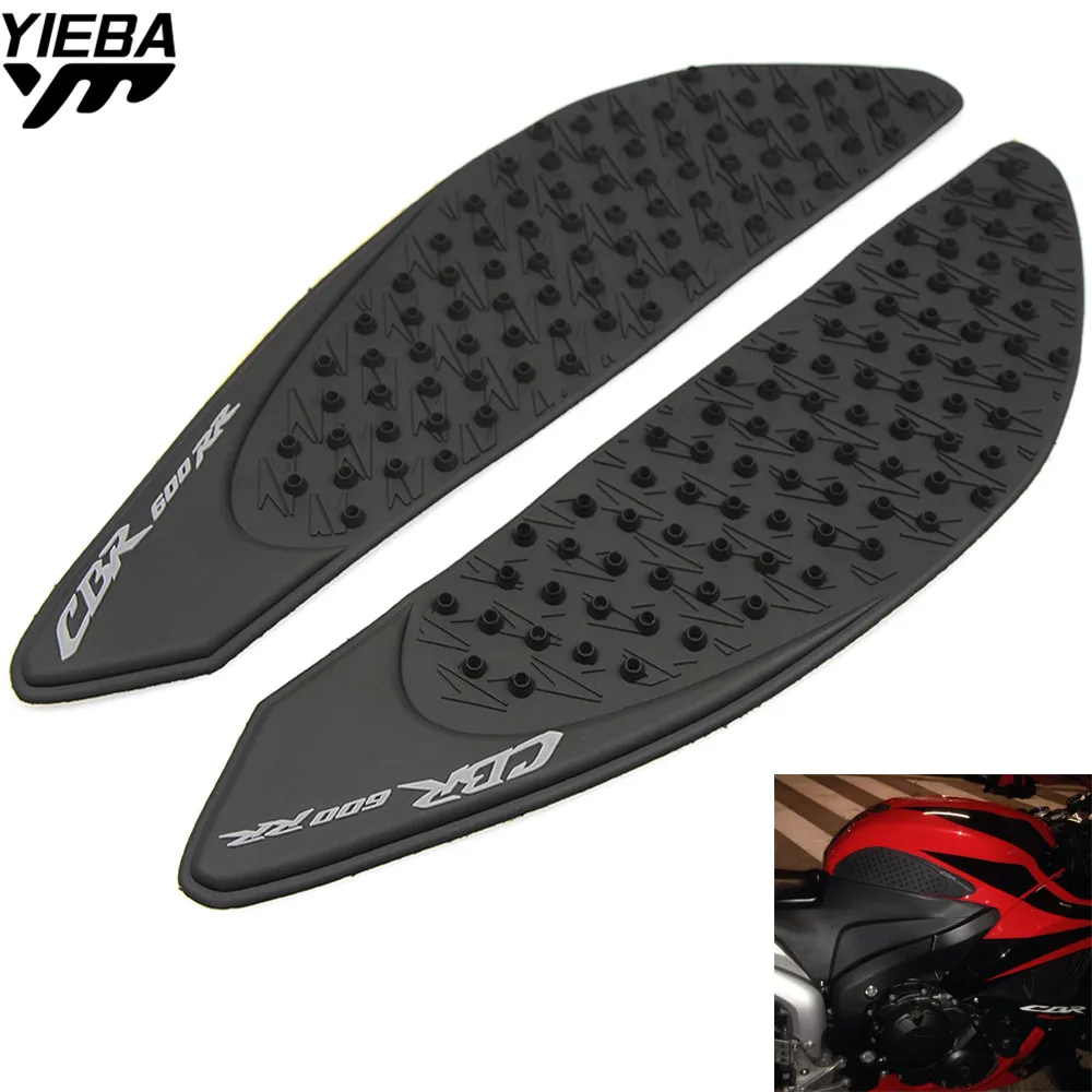 Наклейки на мотоцикл черная Тяговая накладка бак боковая защита коленный захват