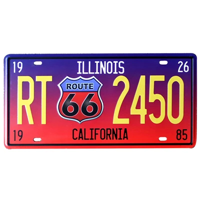 [SQ-DGLZ] Горячая Техасский Route 66 номерной знак бар украшение стены оловянный знак винтажный металлический знак домашний декор живопись таблички плакат