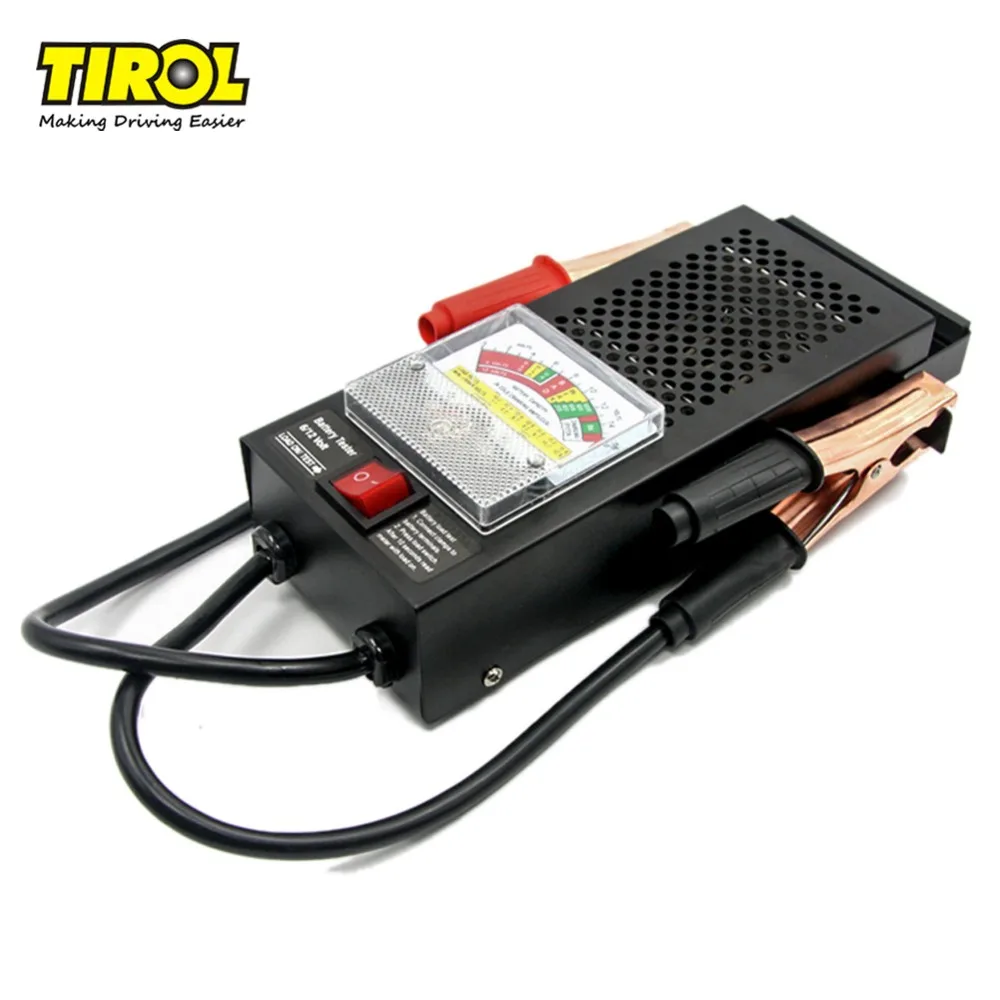Цифровой автомобильный тестер батареи Tirol T16594b напряжения 12 В 100A|indicator voltage|indicator