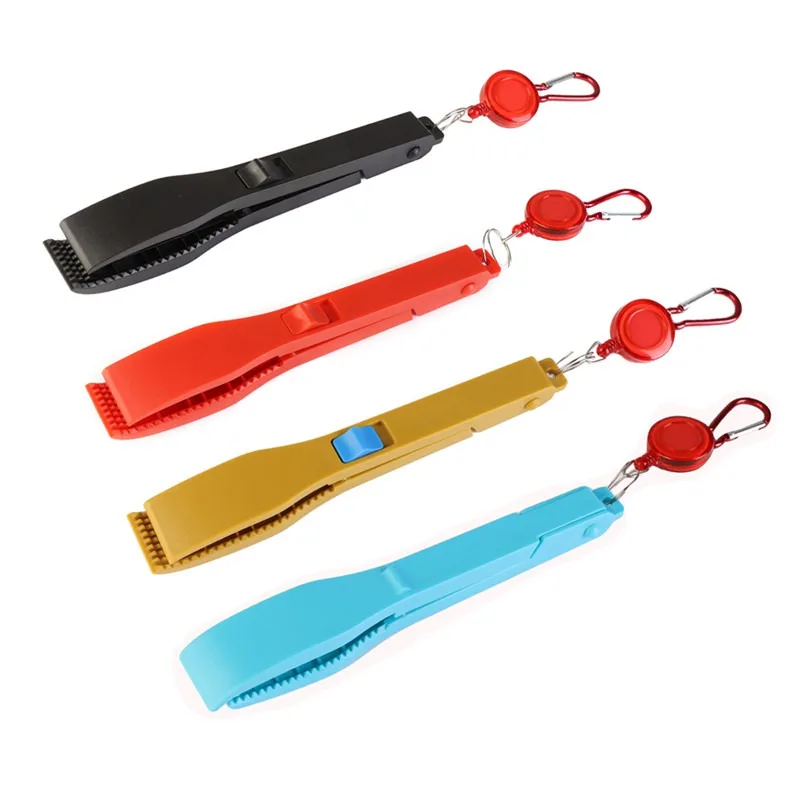 

Fishing Body Tongs Gripper With Plastic Holder Fishing Pliers Clip Grabber Plier Switch Lock Catch Fishing Gear Fishing Tools