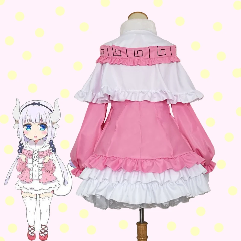 Аниме Kobayashi san Chi no Maid Dragon костюмы для косплея косплея|chi chi costume|anime maid costumesanime cosplay