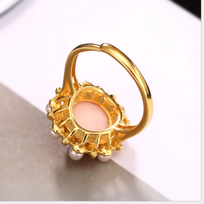 

Uglyless Real 925 Sterling Silver Natural Pink Shell Finger Rings Women Romantic Sunflower Open Ring Natural Pearls Fine Jewelry