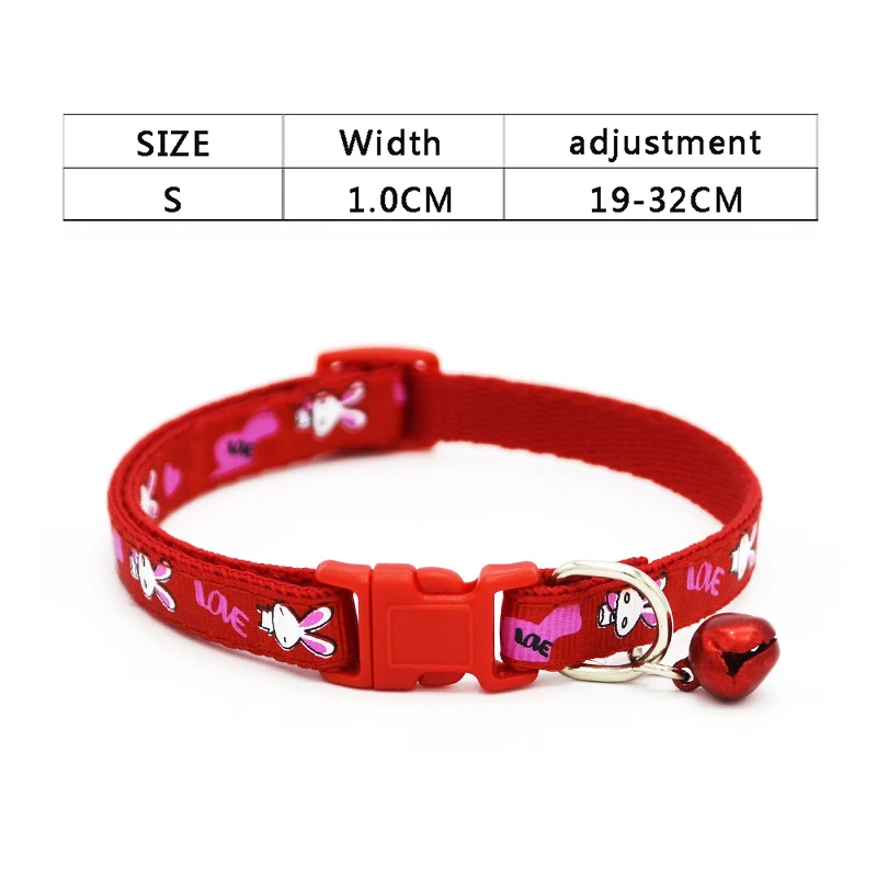 Милый воротник с котом ожерелье колокольчиком для маленьких собак простая